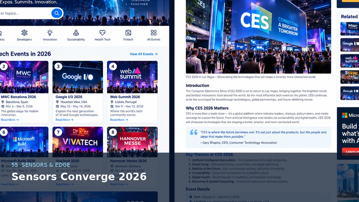 Sensors Converge 2026 AI-generated editorial event image